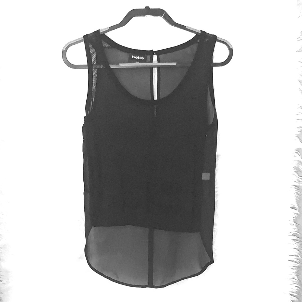 Black BeBe tank top